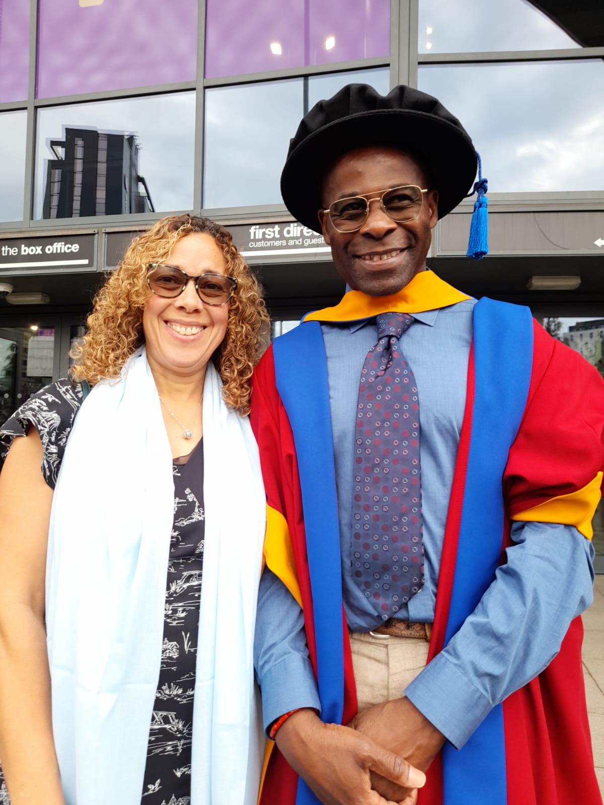 Dr. Tunji and wife Clare